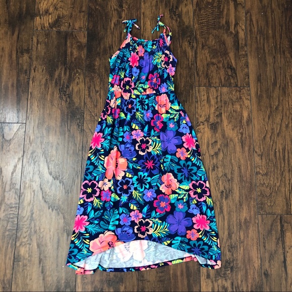 Cherokee Hawaiian Print Maxi Dress S (6/6x) - Picture 3 of 6